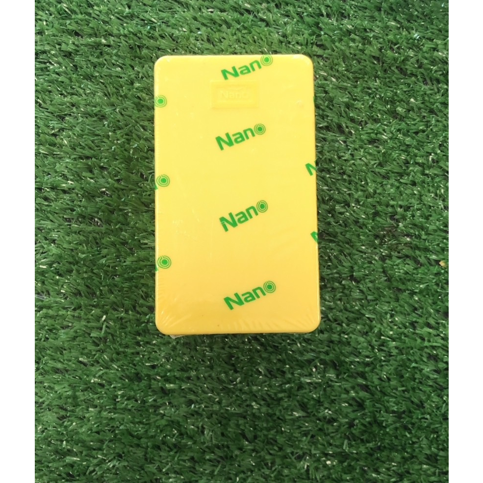 กล่องพักสาย-สีเหลืองยี่ห้อ-nano-ขนาด-2x4-nano-27y-และ-4x4-nano-44y