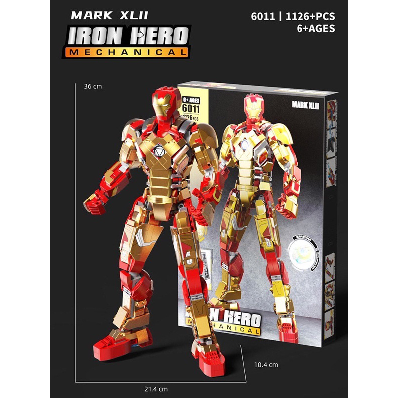 ตัวต่อ-6011-6013-ironman-1126pcs-มีไฟ