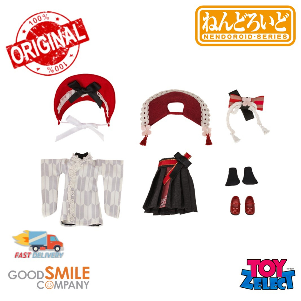 Good Smile Nendoroid Doll Outfit Set: Rose (Another Color Ver.) - Hood, Dress, Apron, Tights & Boots - View #8