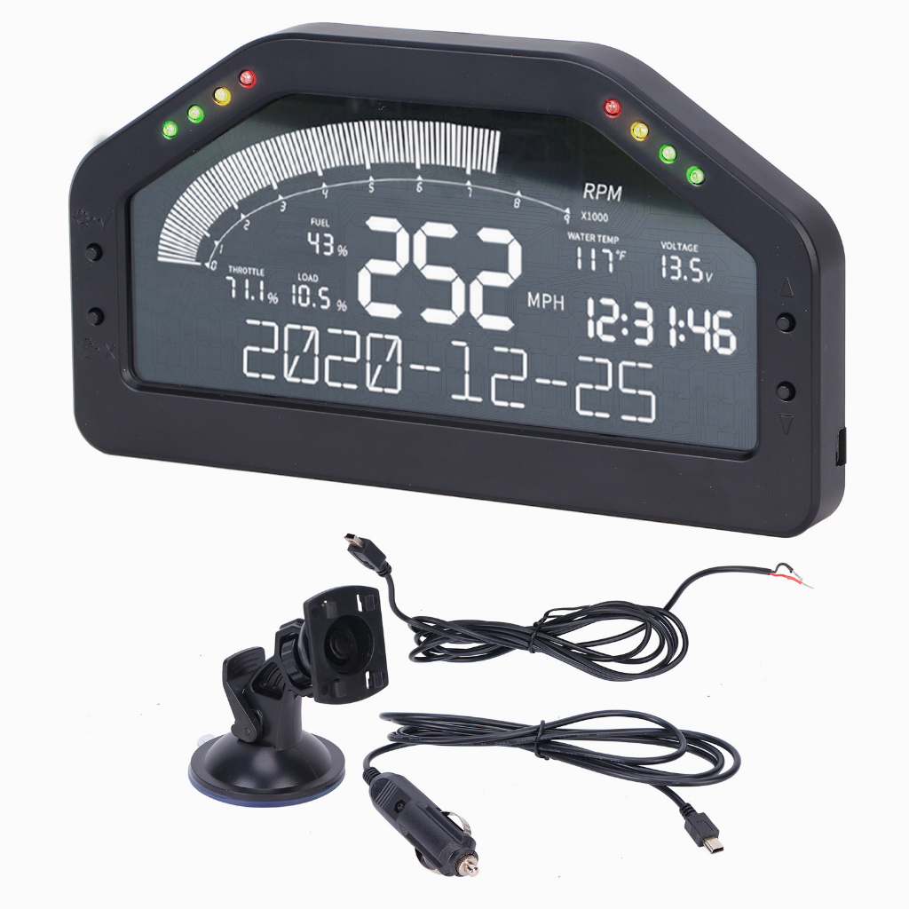 alabama-sinco-tech-dash-race-display-lcd-8-led-light-universal-racing-meter-car-modification