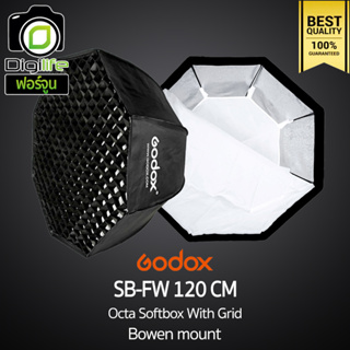 Godox Softbox SB-FW 120 cm. Octa Softbox With Grid [ Bowen Mount ] วิดีโอรีวิว , Live , ถ่ายรูปติบัตร , สตูดิโอ