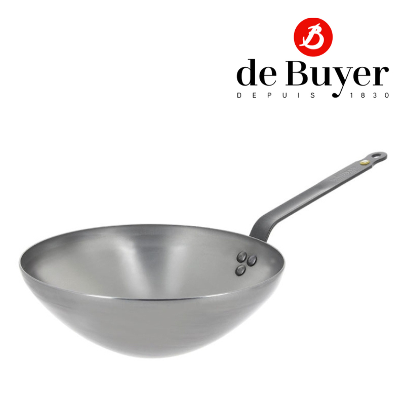 de-buyer-5618-wok-mineral-กระทะเหล็ก