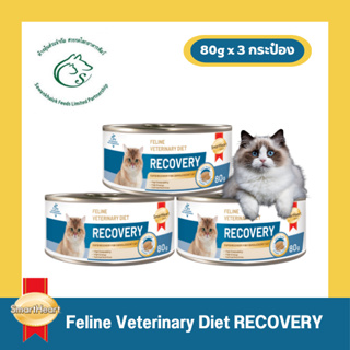 (3 กระป๋อง) SHG อาหารประกอบการรักษาโรคสำหรับแมวป่วยหรือป่วยพักฟื้น 80 กรัม