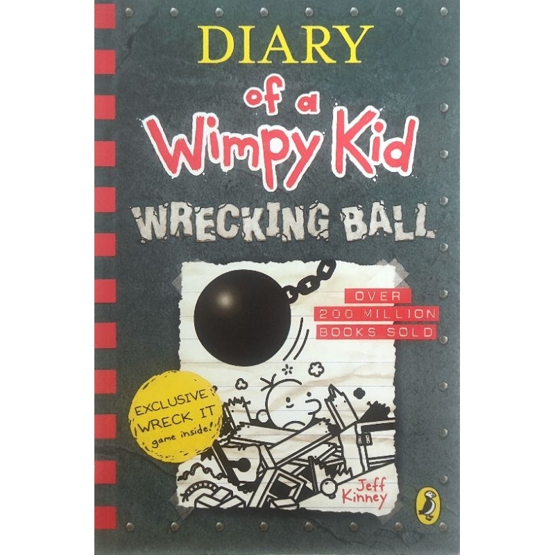 New Diary of a Wimpy Kid Wrecking Ball Book 14 paperback English By