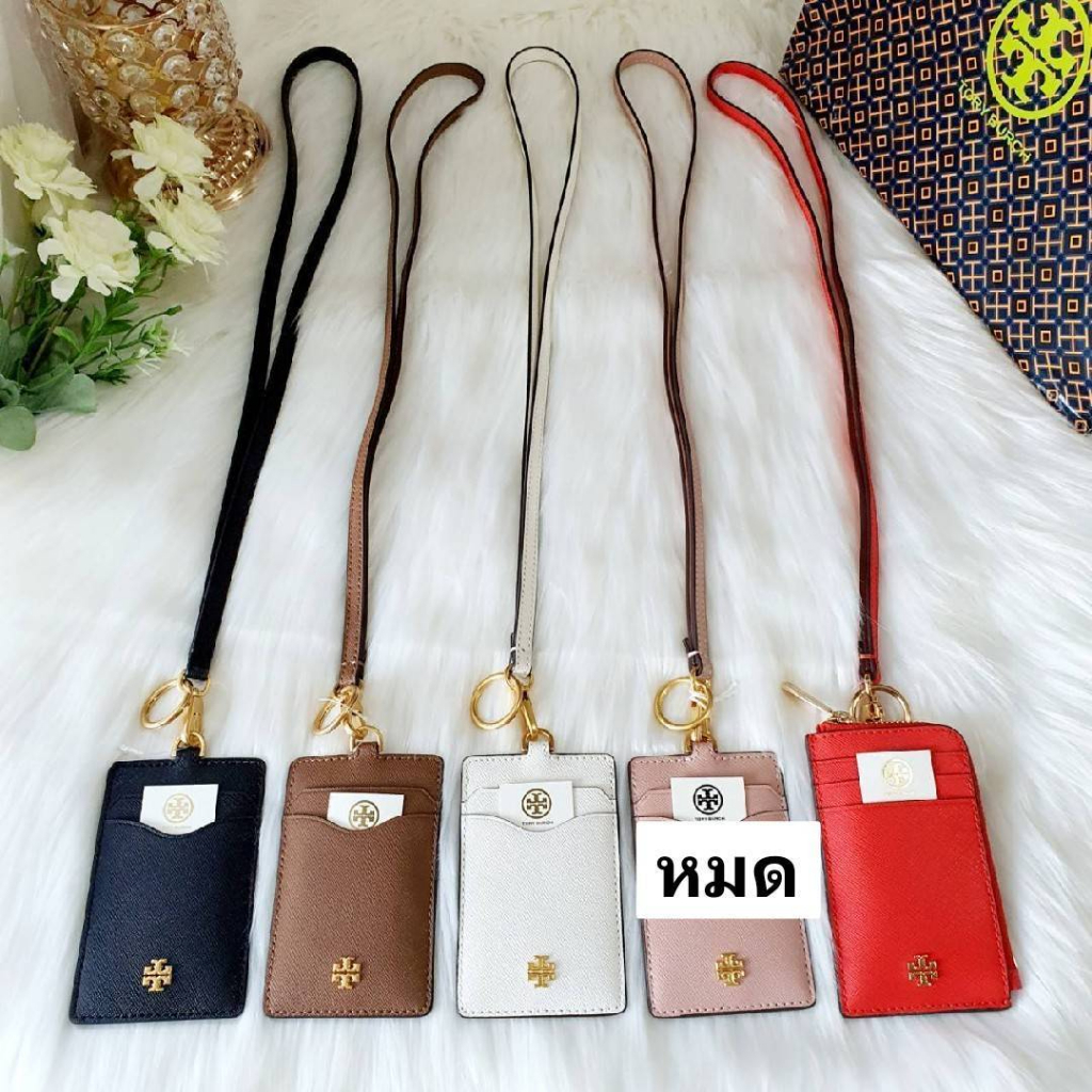 แท้-พร้อมส่ง-คล้องบัตร-ใส่บ้ตรพนักงาน-coach-63274-id-lanyard-tory-burch-emerson-lanyard-136584-84726