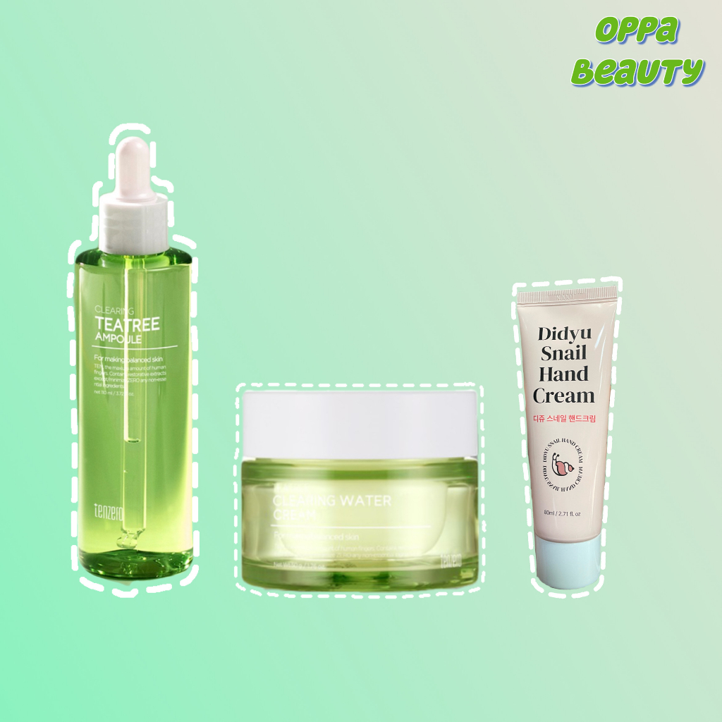 tenzero Teatree Ampoule & Cream Shopee Thailand