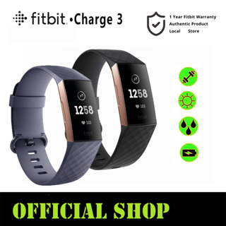 ภาพหน้าปกสินค้าFitbit Charge 3 Heart Rate & Fitness Smartwatch, นาฬิกาสปอร์ตคู่รักชายและหญิง Fitbit สมาร์ทวอช ของแท้ ซึ่งคุณอาจชอบราคาและรีวิวของสินค้านี้