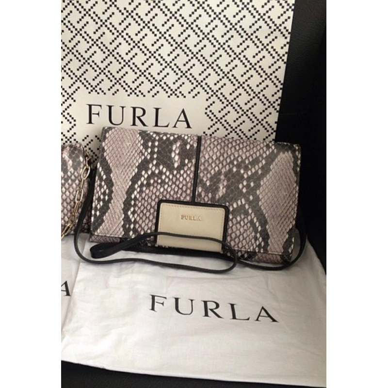 สภาพดีมาก-furla-clutch-amp-crossbody-bag