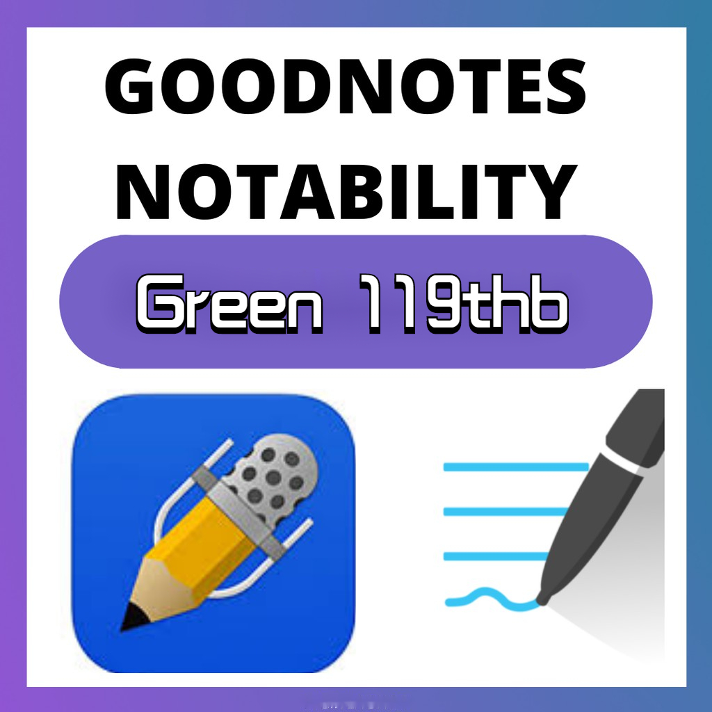 ภาพหน้าปกสินค้าGoodNotes 5 & notability apps for iPad and iPhone (iOS)  GoodNotes 5 goodnotes5 good Notes 5 Apple ID จากร้าน greenwichgalaxy.th บน Shopee