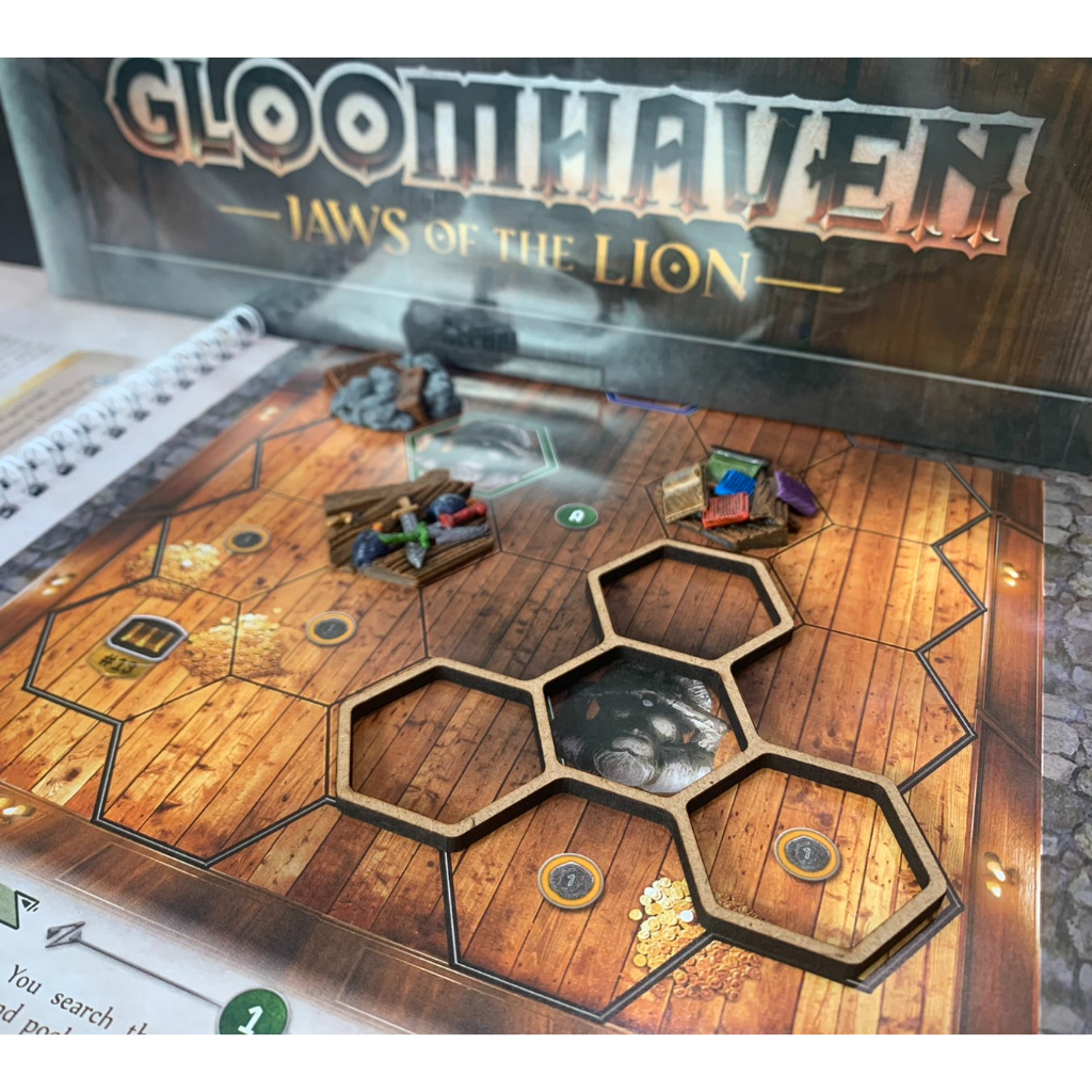 [Laser Cut] Gloomhaven (Jaws of the Lion) Board Game AoE Template