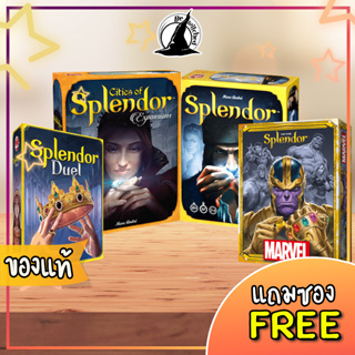 Splendor / Duel / Cities of Splendor / Splendor Marvel Board Game แถมซองใส่การ์ด [SP90 / CM71 / SP30 / SP90]