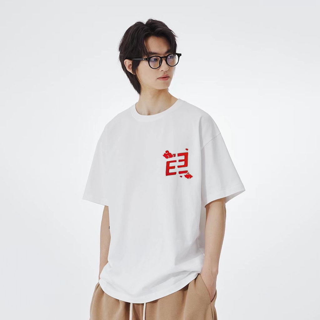 anime-naruto-street-crew-neck-เสื้อยืดคอกลมกราฟฟิตีอินเทรนด์ผ้าฝ้ายขนาดใหญ่