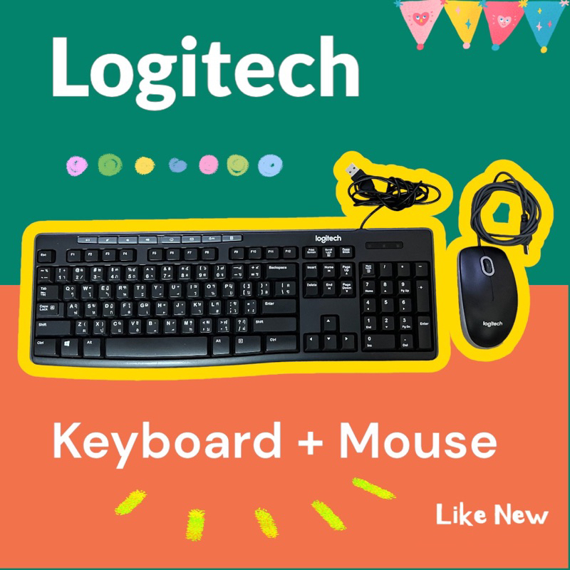 Keyboard & Mouse Combo Logitech K200 มือสอง | Shopee Thailand