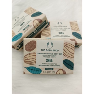 THE BODY SHOP SHEA CLEANSING FACE &amp; BODY BAR