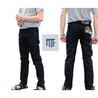 สินค้า MTE กางเกงยีนส์ ยีนส์ขากระบอก ยีนส์ผู้ชาย สีดำ เป้ากระดุม รุ่น 601 สินค้าพร้อมส่ง มีเก็บปลายทางด้วยครับ