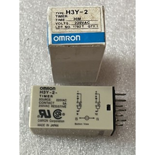 Timer Omron H3Y-2 Coll 220V   0-30Min+Socket