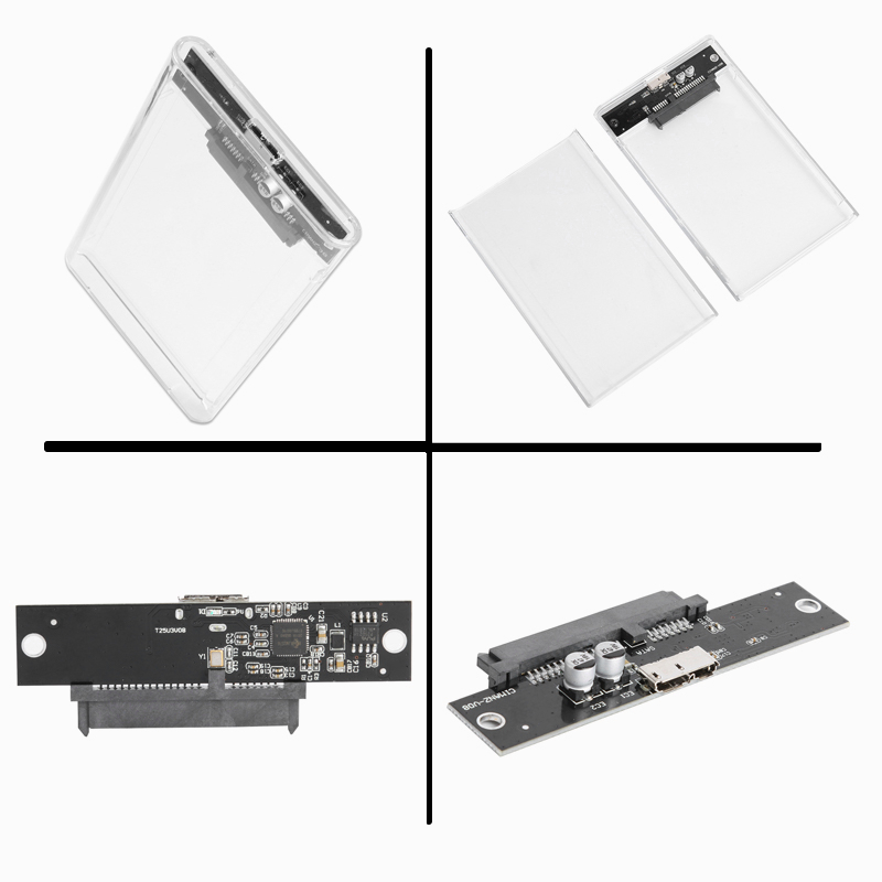 ภาพสินค้าActual  HDD Case SSD Enclosure 2.5inch ฮาร์ดไดรฟ์ USB 3.0 แบบใส รองรับโปรโตคอล UASP สําหรับ 7-9.5 มม. ขนาด 2.5 นิ้ว จากร้าน actual_official_shop บน Shopee ภาพที่ 9