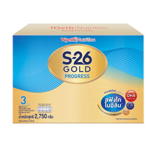 สินค้า นมผง เอส26 โกลด์ โปรเกรส สูตร3 3300กรัม (6ซอง) S-26 gold Progress