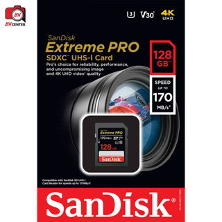 SanDisk SD 128 GB Extreme Pro ความเร็วสูงสุด 170 MB/S