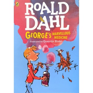 New Georges Marvellous Medicine Colour Edn Paperback English By Roald Dahl Illustrated by Quentin Blake ฉบับสี A4