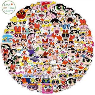 สติ๊กเกอร์ Powerpuff Girls 433 พาวเวอร์พัฟเกิร์ล 60ชิ้น The PowerpuffGirls พาวเวอร์ พัฟ เกิร์ล การ์ตูน cartoon network