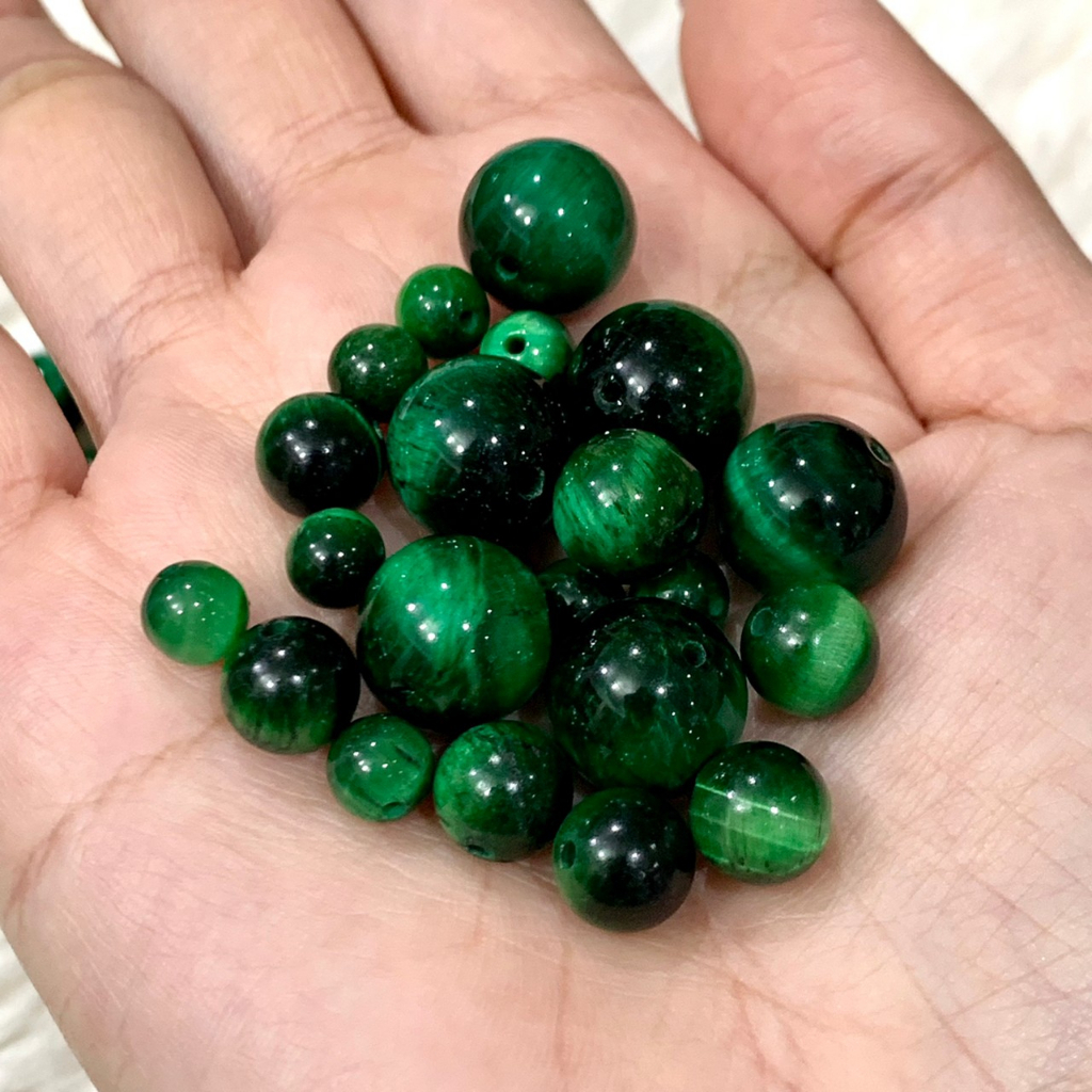 แบ่งขาย-1-3-เม็ด-ตาเสือเขียว-green-tigers-eye-หินนำโชค-หินมงคล-หินธรรมชาติ-หินแบ่งขาย-ราคาต่อเม็ด