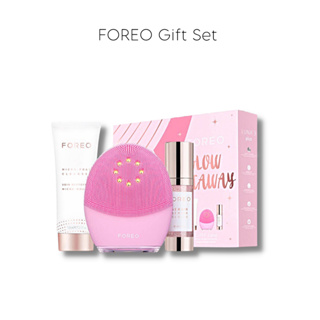 สินค้า FOREO Gift Set  : Glow Getaway with LUNA 3 plus Pearl Pink ฟอริโอ้ เครื่องล้างหน้า