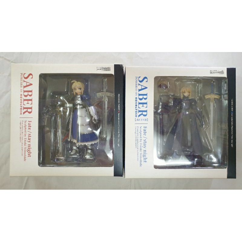 revoltech-fate-stay-night-saber-and-saber-alter-jp-lot-มือ-2-และไม่แกะเทป