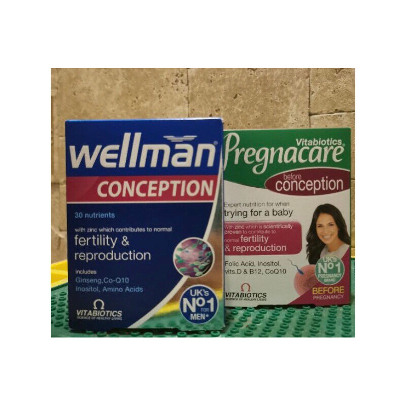 🔥[EXP.กย.67] Pregnacare & Wellman🇬🇧วิตามินบำรุงเตรียมตั้งครรภ์ Elevit