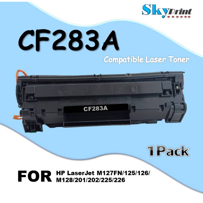 3 Toner Cf283A Compatibili Hp Laserjet Pro M201Dw M201N M125A - Foto 5
