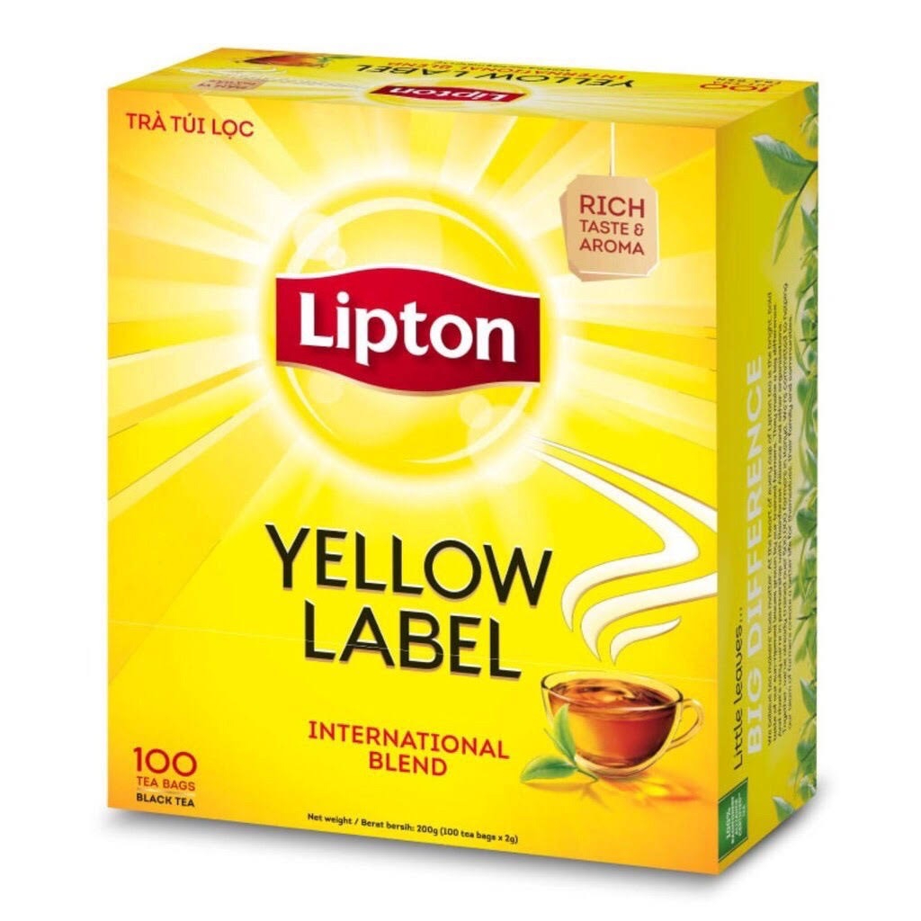 ชาลิปตัน-ลิปตัน-เยลโลว์-เลเบล-ชาดำชนิดซอง-lipton-yellow-label-tea-2g-x-100-sachets