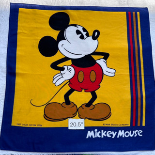 Mickey mouse vintage ผ้าเช็ดหน้า มิกกี้เม้าส์วินเทจ