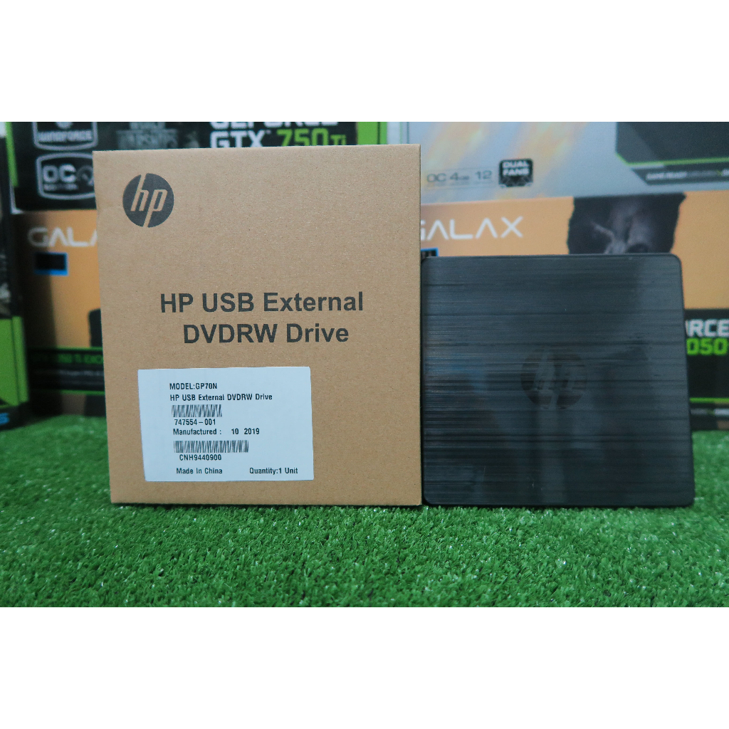 HP External USB DVDRW Drive ของใหม่อุปกรณ์ครบ ราคาถูก สีดำ Shopee