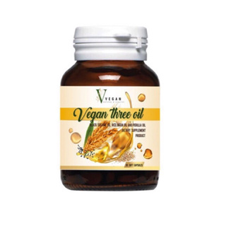 ภาพหน้าปกสินค้าVEGAN three oil วีแกน ทรีออยล์ น้ำมันรำข้าว น้ำมันงา น้ำมันงาม่อน ที่เกี่ยวข้อง