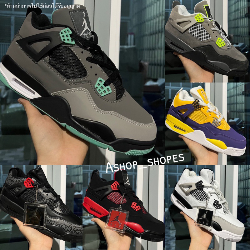 new-air-jordan-4-retro-บาสเกตบอลกีฬารองเท้าลำลองขนาด-28-35-ywog