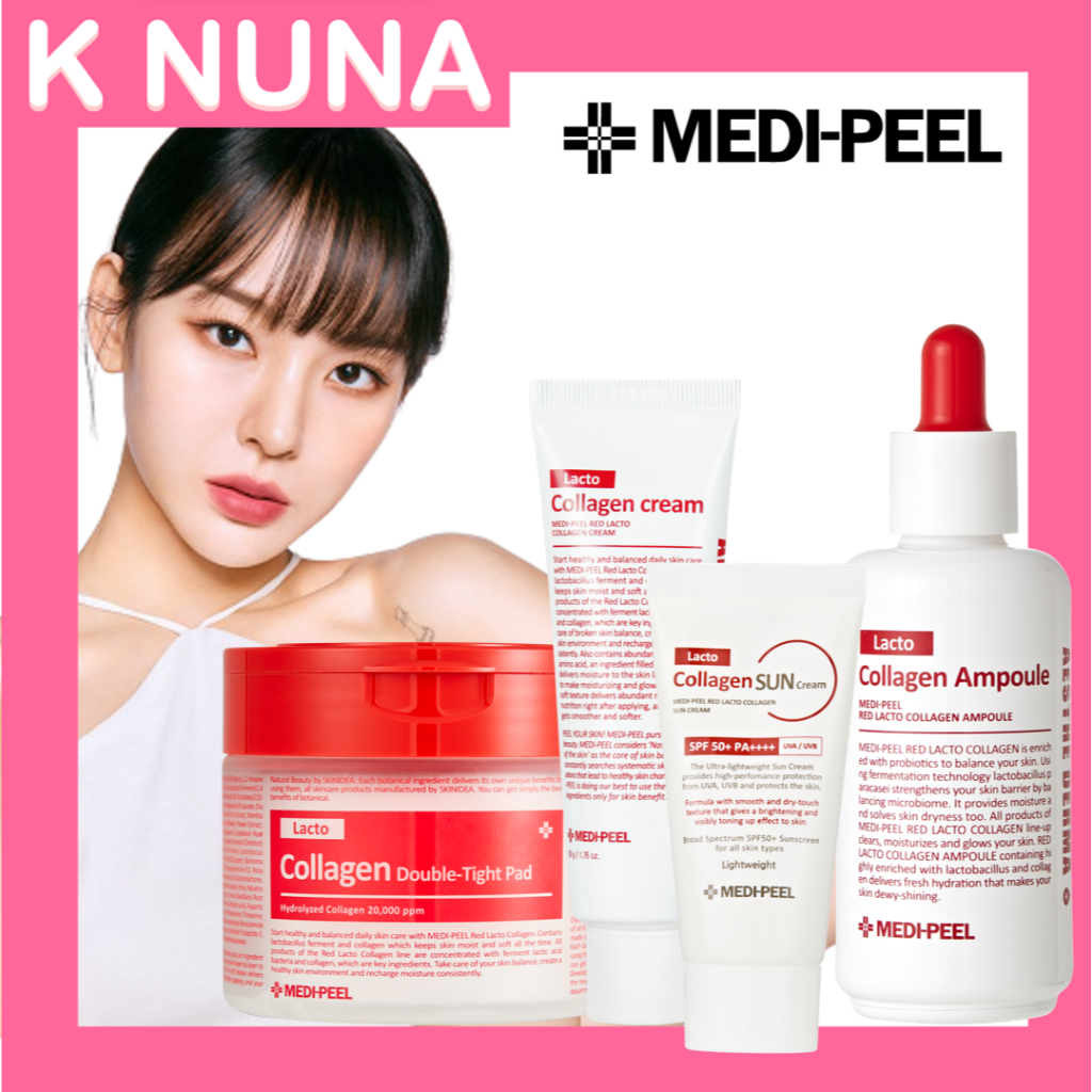 MEDI-PEEL RED LACTO COLLAGEN AMPOULE/ RED LACTO CREAM/ RED LACTO ...