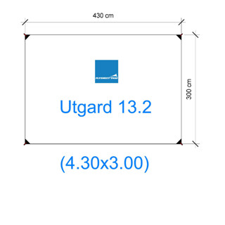 กราวชีท ผ้าปูรองเต็นท์ Utgard 13.2 กราวชีท ตรงรุ่น ผ้าใบหนา