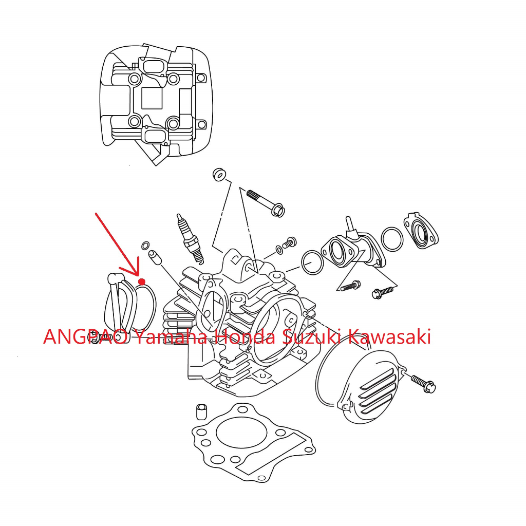 โอริง-gd110-แท้ศูนย์-suzuki-gd-110-ซูซูกิ-จีดี110-จีดี-110-o-ring-โอริงฝาครอบตั้งวาล์ว-โอริงตั้งวาล์ว