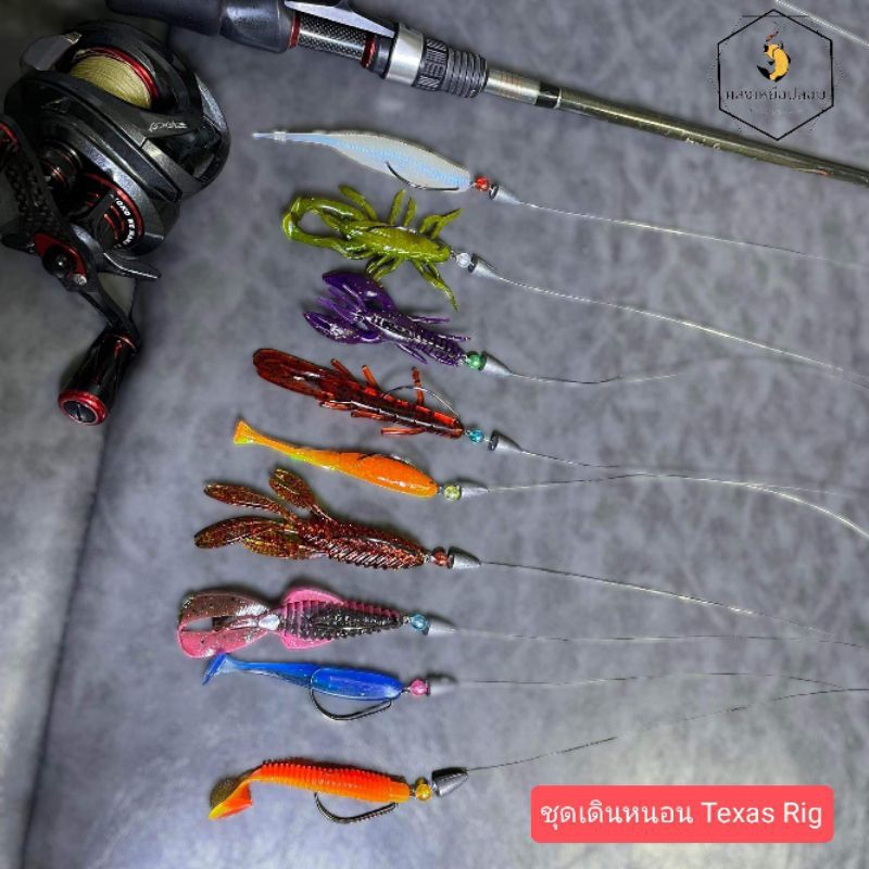 ชุดTexas Rig สำหรับมือใหม่ (เลือกสีทักแชทร้าน) | Shopee Thailand