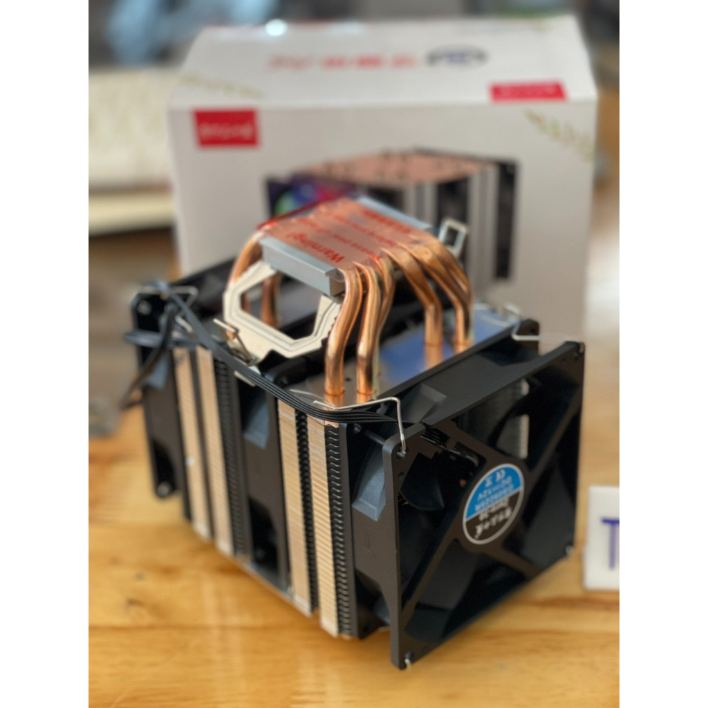 ซิ้งค์พัดลมCPU6ท่อของใหม่เย็นเงียบIntel1200/1700/ 2011/X79/X99/775/115x ...