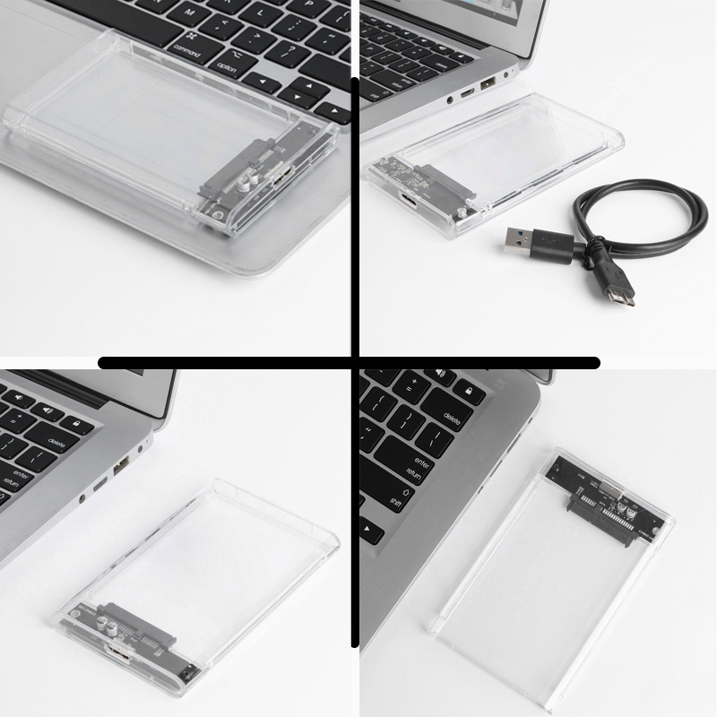 ภาพสินค้าActual  HDD Case SSD Enclosure 2.5inch ฮาร์ดไดรฟ์ USB 3.0 แบบใส รองรับโปรโตคอล UASP สําหรับ 7-9.5 มม. ขนาด 2.5 นิ้ว จากร้าน actual_official_shop บน Shopee ภาพที่ 8