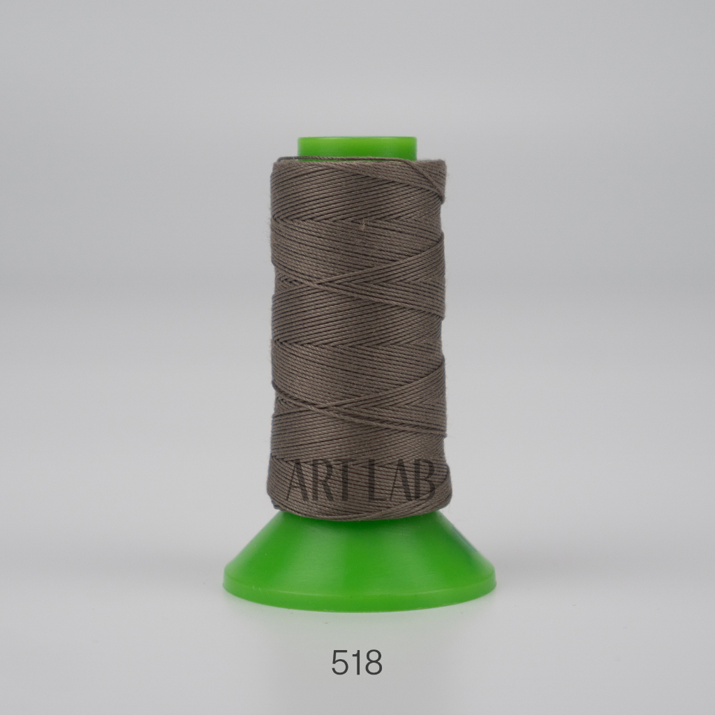 แบ่งขาย 10 เมตร ด้ายลิน Lin Cable Waxed Polycotton จากฝรั่งเศส Sajou ...