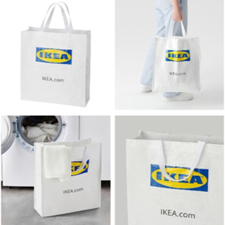 🛍️🛒กระเป๋าช้อปปิ้ง IKEA กระเป๋าใส่ของ IKEA ขนาดกลาง สีขาว 🛍️🛒