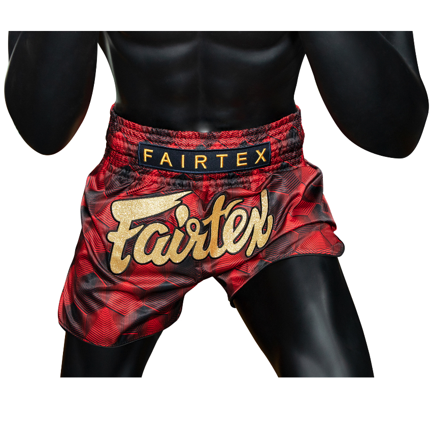 กางเกงมวยรุ่น-bs1919-fairtex-muay-thai-shorts-red