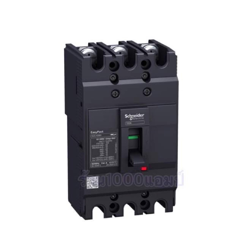 เบรกเกอร์ EazyPact EZC 3P 10kA 100F 30-100A Schneider SquareD | Shopee ...