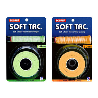 Tourna เทปพันด้าม/กริ๊ปพันด้ามไม้เทนนิส Soft Tac Overgrip Tape Racket Tennis (2สี)