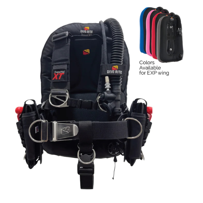 Dive Rite Transpac XT + Travel EXP Wing BCD Set (25lb) Shopee Thailand