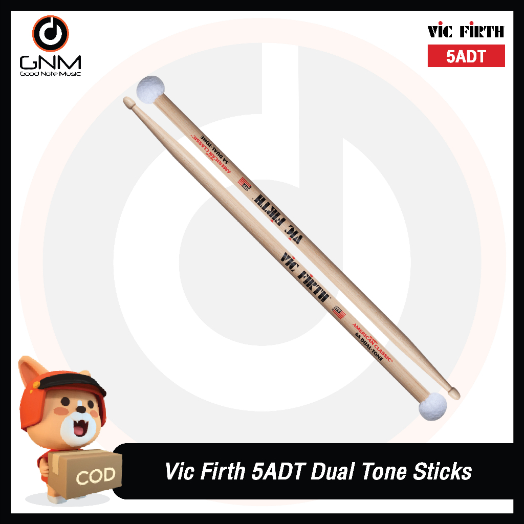 vic-firth-ไม้กลอง-รุ่น-5adt-dual-tone-sticks