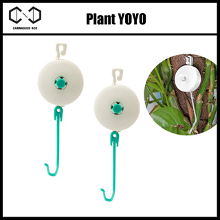 Plant Yoyo Grow Hanger with Stopper, Adjustable Indoor Plant Support Yo Yo (10 Pcs)
