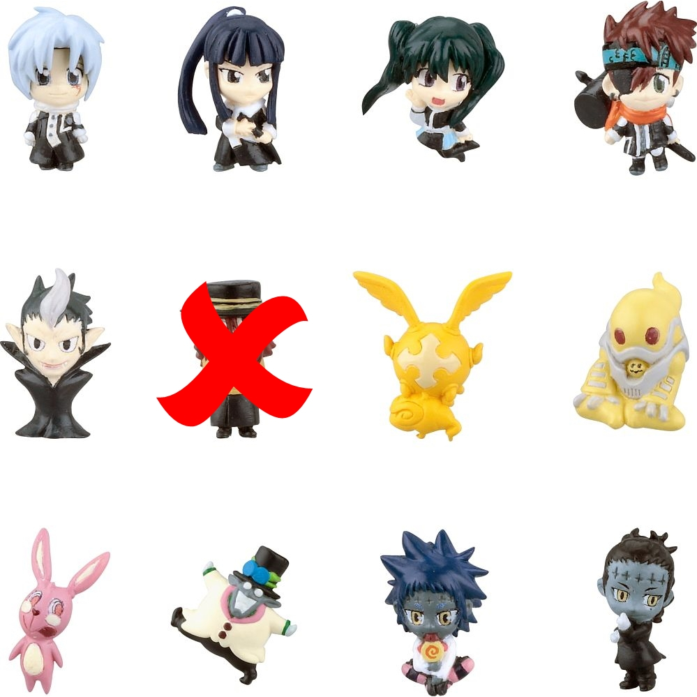 ขายยกเซ็ต-cocho-colle-d-gray-man-พวง-ดีเกรย์แมน-เหมา-11-ชิ้น-ไม่ครบเซ็ต